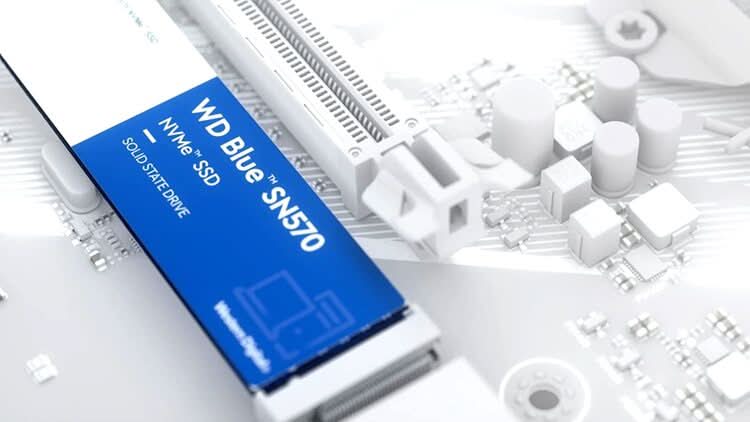 WESTERN DIGITAL BLUE 500GB NVME M.2 SN570 SSD - Image 2