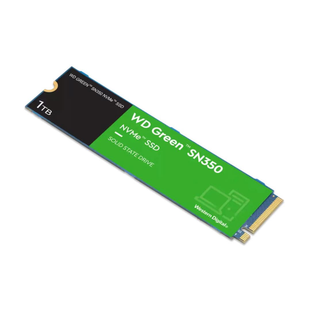 WD Green SN350 1TB PCIe Gen3 NVMe M.2 SSD - Image 2