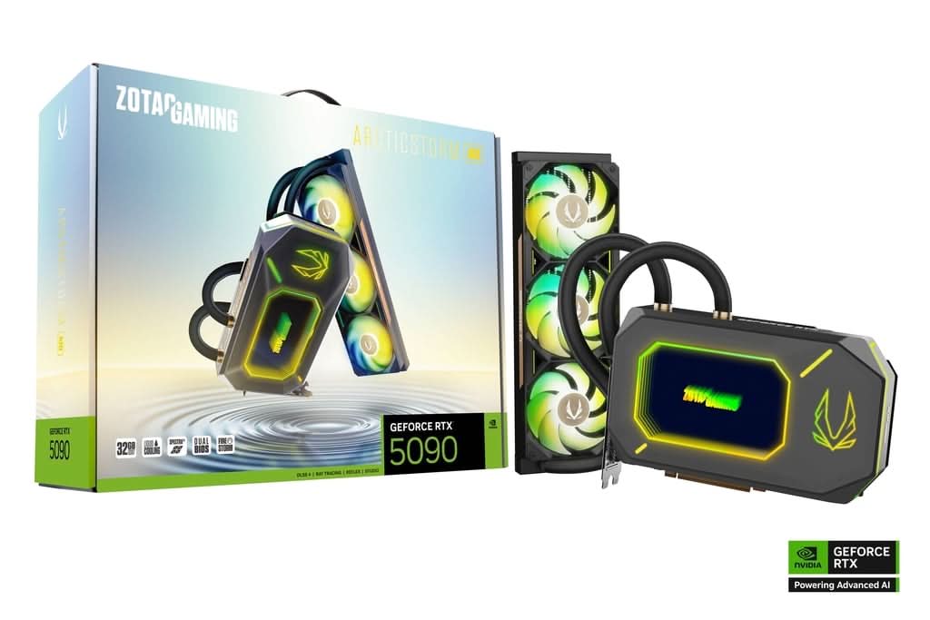 Zotac GeForce RTX 5090 Arcticstorm AIO 32Gb GDDR7 Graphics Card
